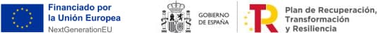 Financiado por la Unión Europea – NextGenerationEU, Gobierno de España, Plan de Recuperación, Transformación y Resiliencia